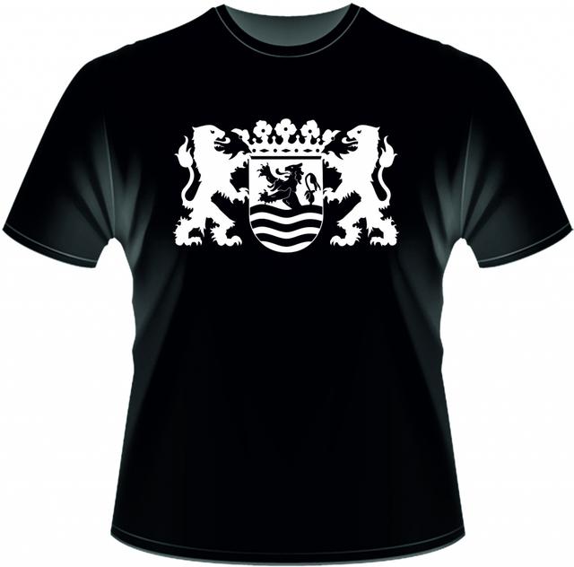 T-shirt zwart Wapen en Leeuw
