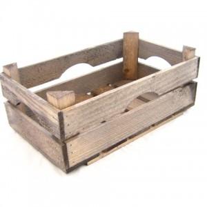 Veilingkist oud hout 46*32*22 cm