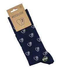 Mosselsokken Blauw mt 36-40