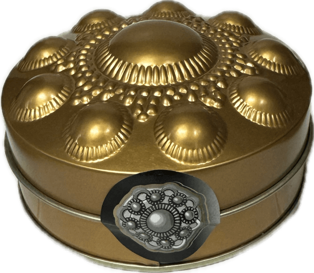 Bewaarblik Zeeuwse Knopen Winegum LAAG BLIK (retro koper)