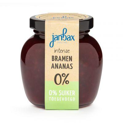 JanBax intense 0% jam bramen-ananas zonder suiker