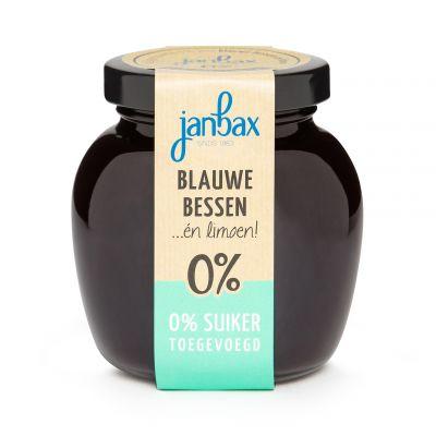 JanBax intense 0% jam bl. bessen-limoen zonder suiker