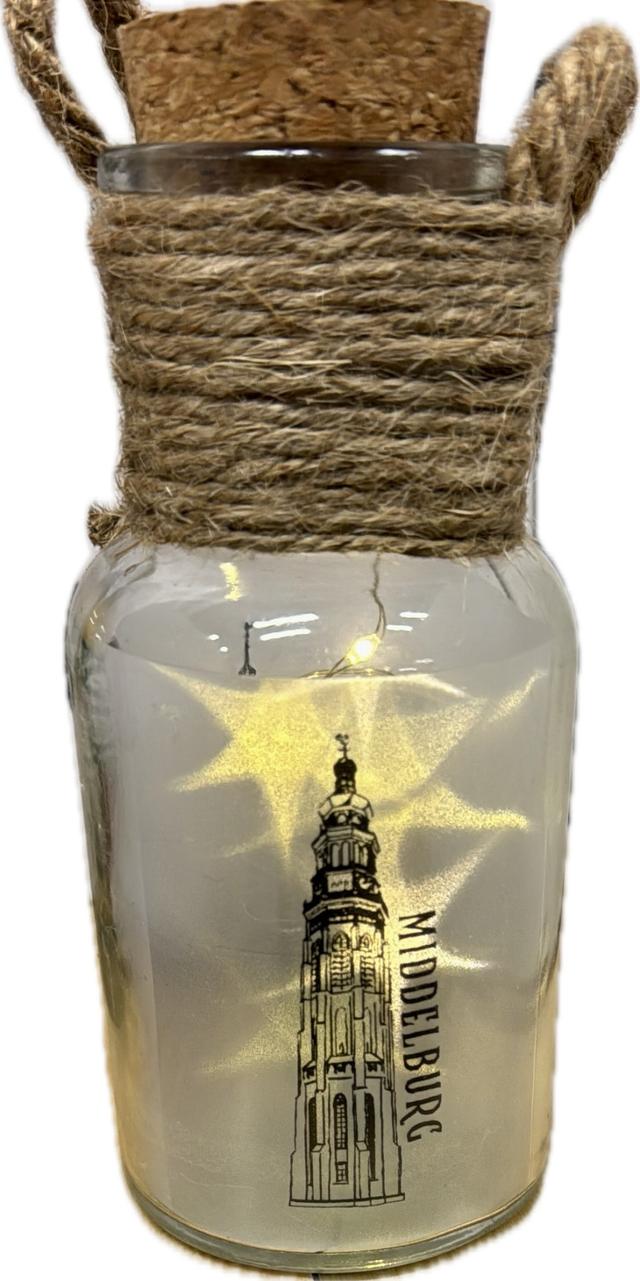 Decoratiepot Lange Jan met lichtjes op batterij