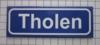 koelkastmagneet plaatsnaambord Tholen
