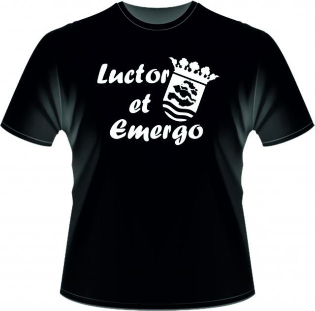 T-shirt zwart Luctor et Emergo