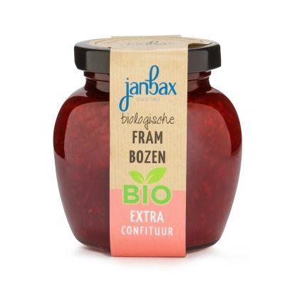 JanBax biologische confituur frambozen NL-BIO-01