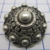 zeeuwse knop broche bol verzilverd