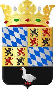 Spiegelglans sticker wapen Goes 67x77mm