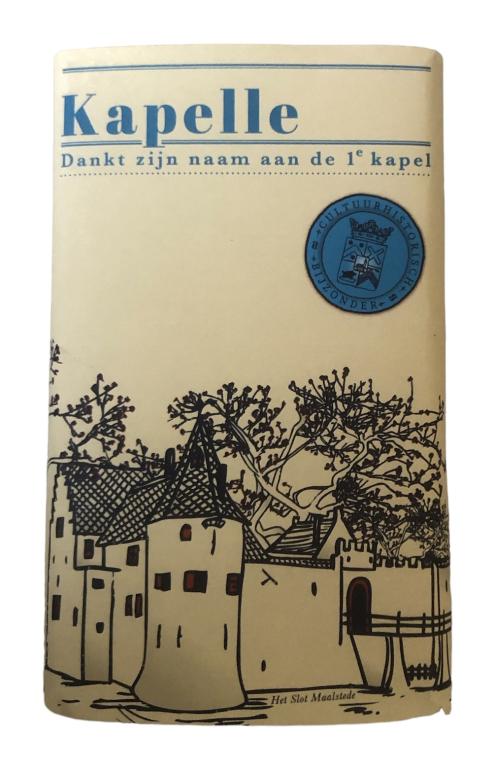 Zeeuwse wikkel chocoladereep KAPELLE