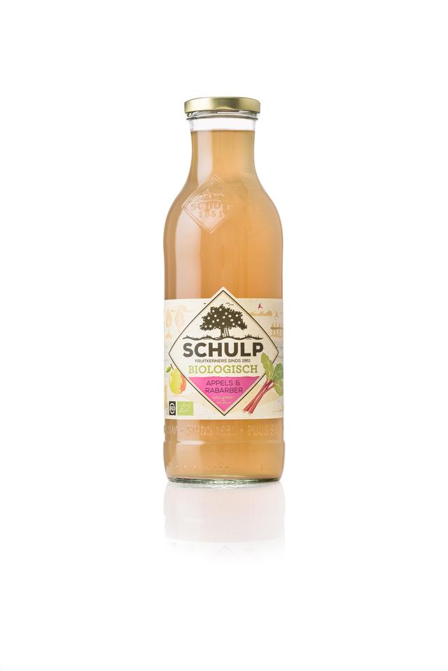 Biologisch Appel & Rabarbersap Schulp