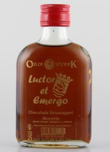 Choco sinaasappel  likorette 14,5 % alc. Zakflacon