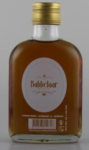 Babbelaar likeur 20% alc. Zakflacon