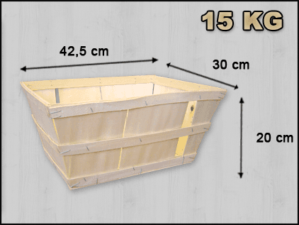 Oestermand rechthoek 15 kilo