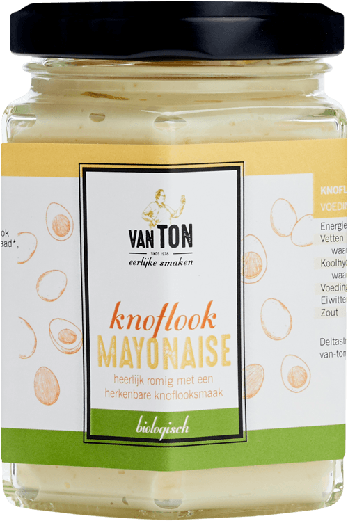 Bio Mayonaise Knoflook  Tons