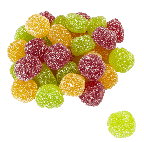 Veggie Zure Dots Candy Cups