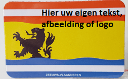 Flexmagneet met uw eigen ontwerp 45x75 mm