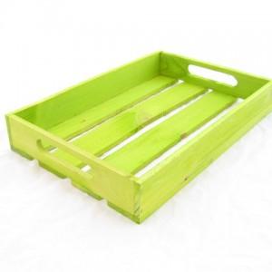 Bakje groen rechth. 32.5*22*5.5 cm