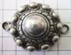 Zeeuwse knop groot, bol, holle achterkant, 2 ogen