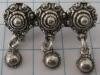Broche 3+3 zeeuwse knopjes zwaar verzilverd