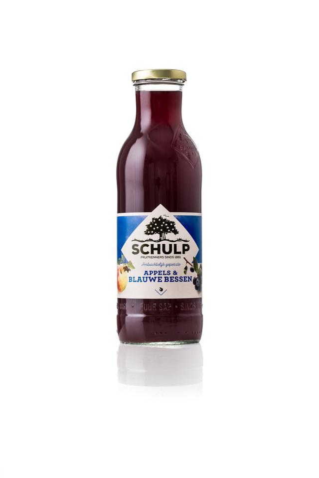 Appel & Blauwe bessen sap, Schulp