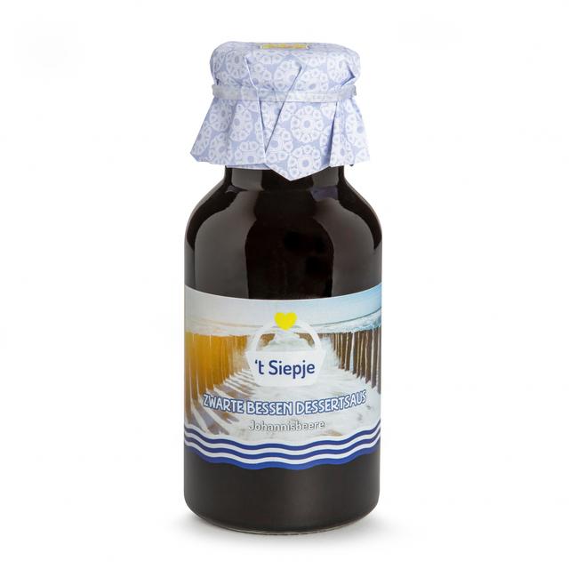 Zwarte bessen dessertsaus Siepje