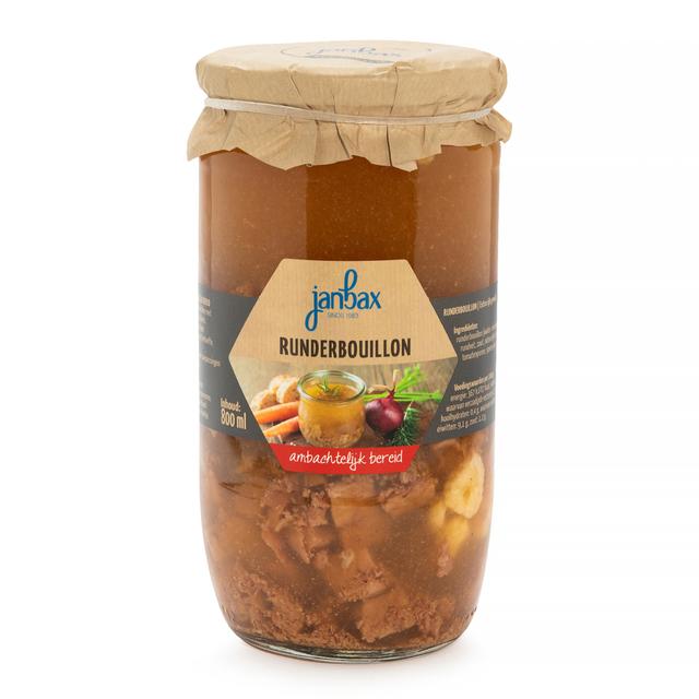 JanBax runderbouillon zeer rijk gevuld