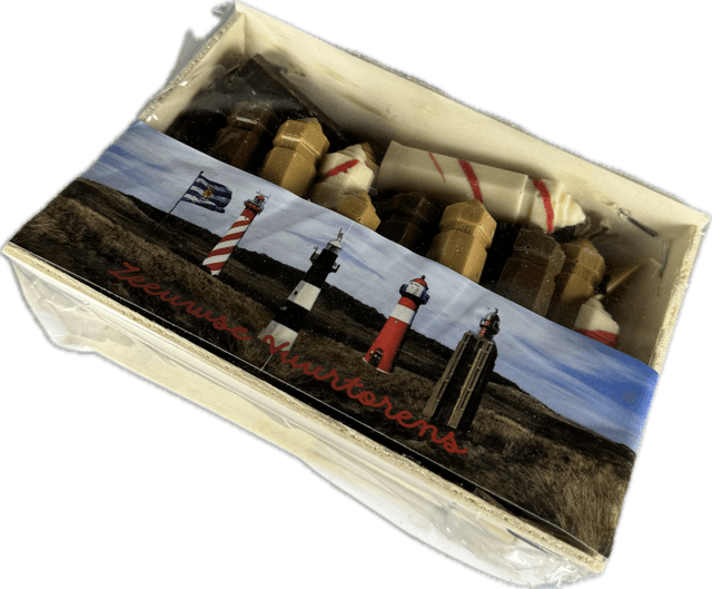 oestermandje chocolade strandvondsten