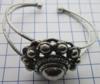 buigarmband grote bolle zeeuwse knop verzilverd