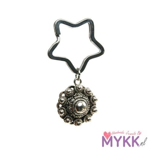 Zeeuwse knop sleutelhanger Ster