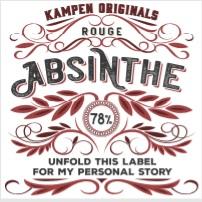 Absinthe Rood + lepel Kampen Originals 78% vol. alc.