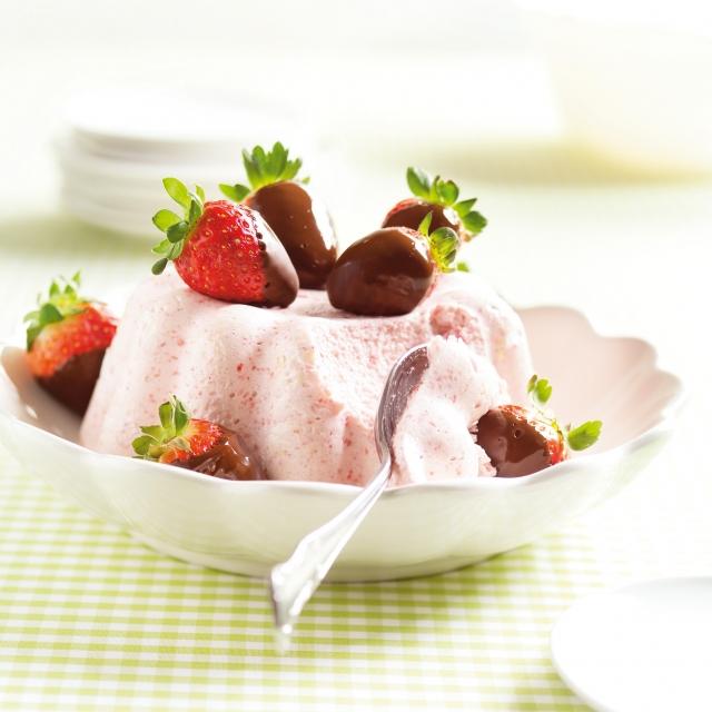 Aardbeienbavarois