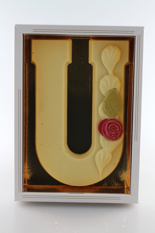 chocoladeletter wit u