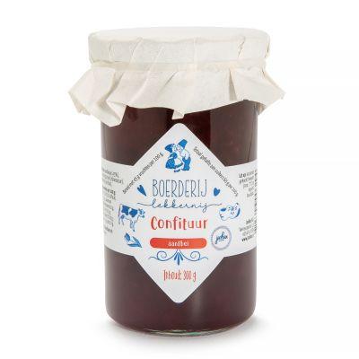 JanBax boerderij lekkernij aardbeien jam