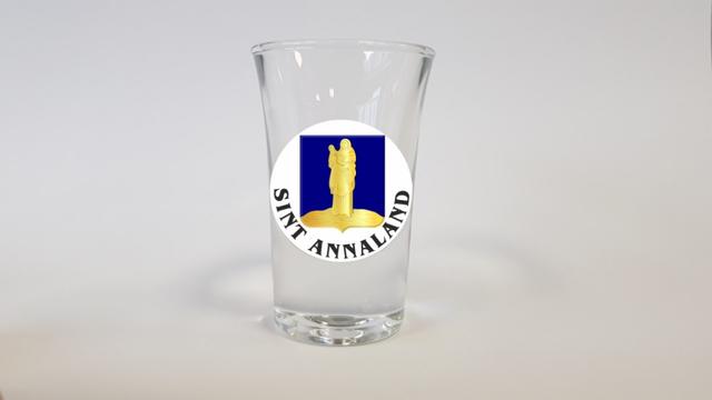 Borrel glaasjes wapen St. Annaland