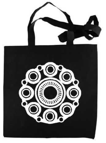 Zeeuwse knop shopper zwart