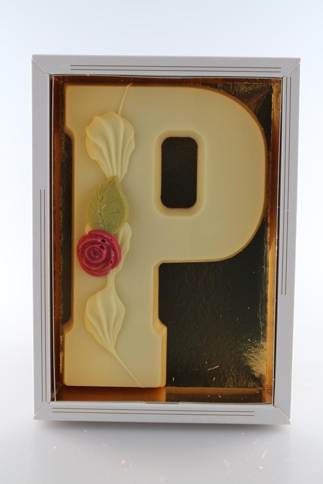 chocoladeletter wit p