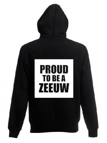 Hoodie Zip Proud to be a Zeeuw
