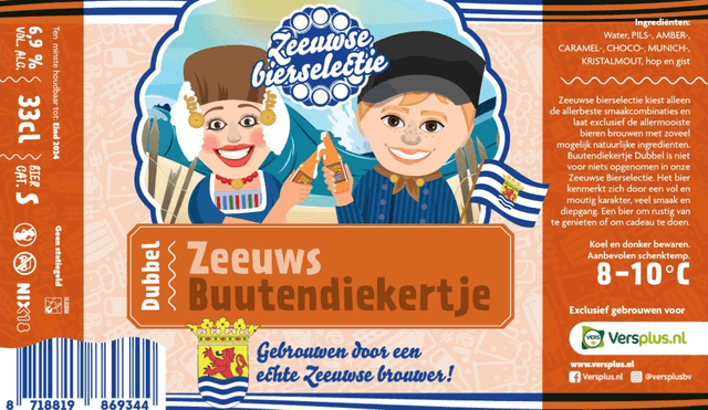 Zeeuws Buutendiekertje dubbel 6.9% vol. alc.