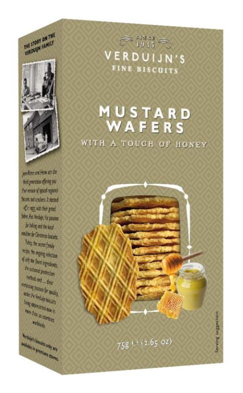 Honing / mosterd wafels