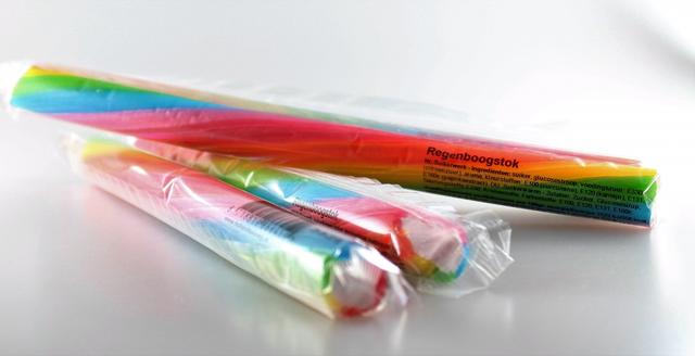 Regenboogstokken