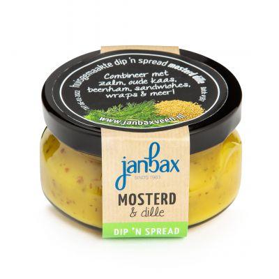 JanBax dip'n spread mosterd-dille