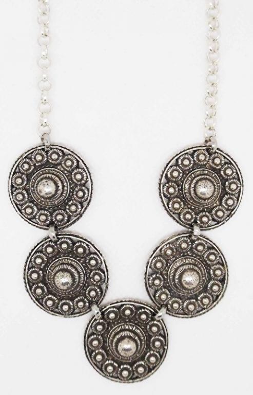 collier 5 Zeeuwse knop met rand