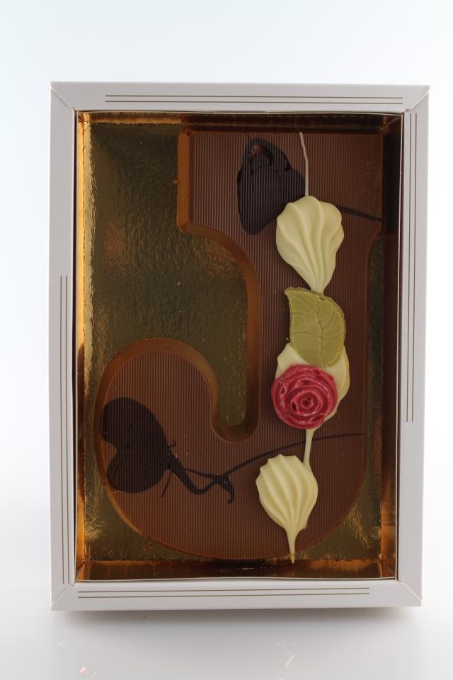 chocoladeletter melk j