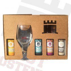 Geschenkverpakking Slot Oostende + bierglas