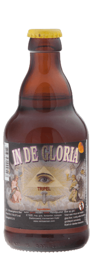 In de Gloria tripel  Vermeersen 8 % vol.