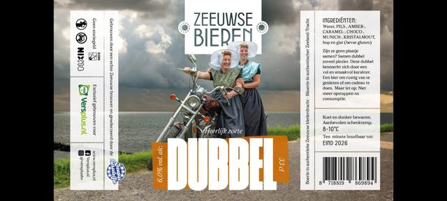 Zeeuwse Bieren Klederdracht motorfiets dubbel 6.9% vol. alc.