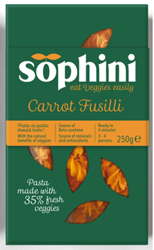 Pasta Wortel  Fusilli Sophini-Zeeuws ambacht