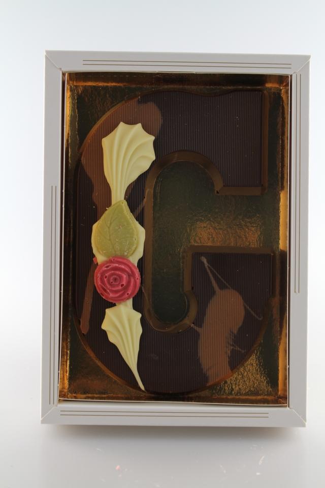 chocoladeletter puur g