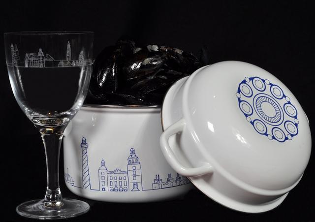 Zeeuwse mossel glas