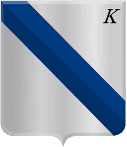 Spiegelglans sticker wapen Cadzand 67x77mm